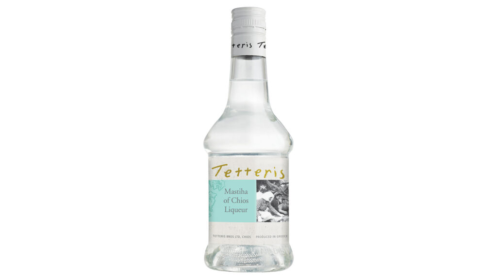 Bottle of Tetteris Mastiha spirit