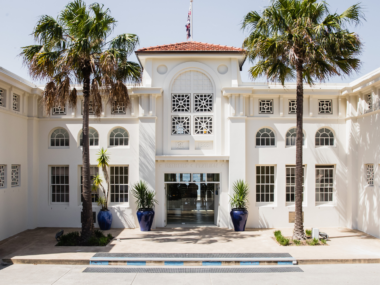 The façade of Bathers' Pavilion