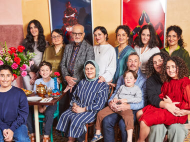 The Ayubi Family in their restaurant, Parwana Kitchen