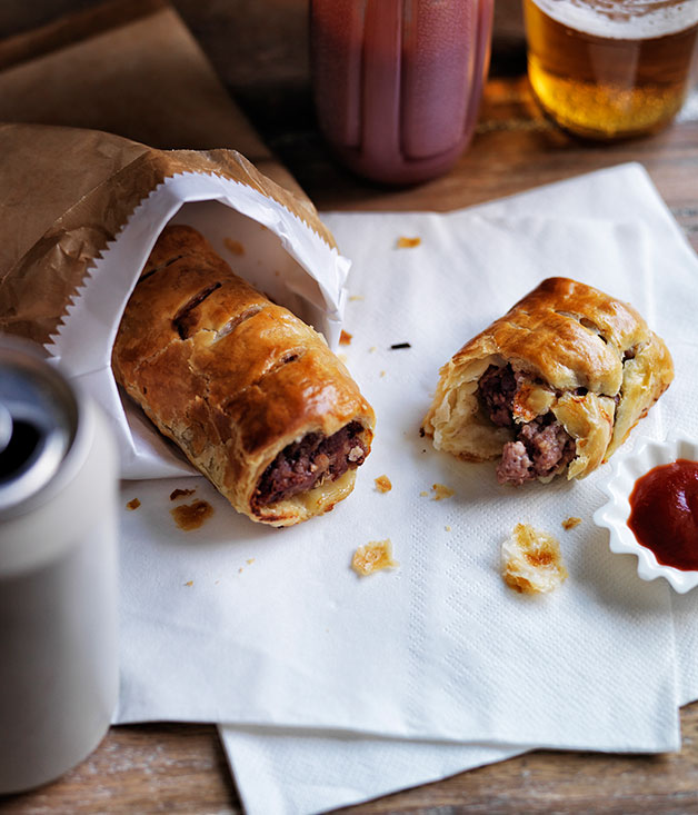 Pork Veal And Fennel Sausage Rolls Recipe Gourmet Traveller 