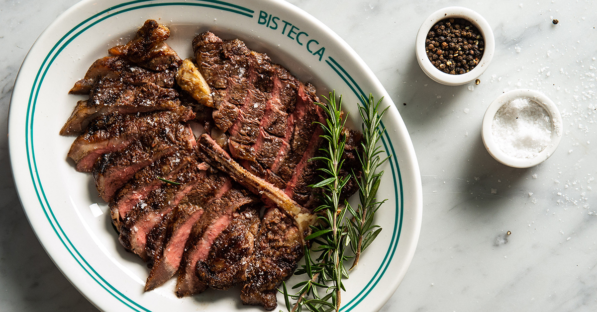 Types of steak: bistecca alla Fiorentina by Sydney restaurant