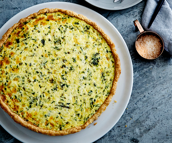 How to make a goat's cheese and herb quiche | Gourmet Traveller